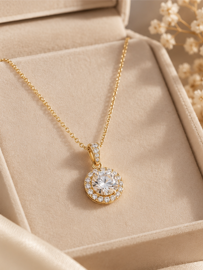 velora product 01 halo necklace velora product 01 halo necklace